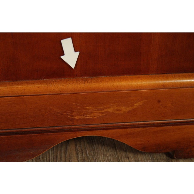 Lexington 'Chez Michelle' Pair Of Cherry Louis Philippe Style Three-Drawer Nightstands For Sale - Image 16 of 18