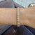 Gold 18k Yellow Gold 5.02ct Graduated Oval Bezel Diamond Hinged Bangle Bracelet For Sale - Image 8 of 8
