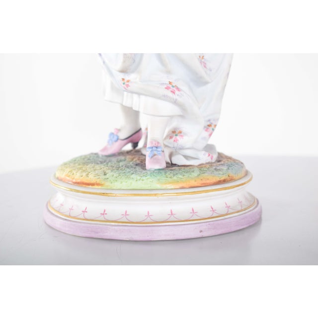 Dresden Porcelain Sculptures, 1910, Set of 2 For Sale - Image 12 of 17