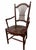 American Pair of Tom Seely Solid Cherry Dining Armchairs For Sale - Image 3 of 12