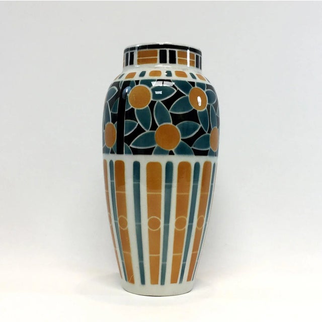 Ceramic Vases by Keller et Guerin for Keller et Guerin, 1930s, Set of 3 For Sale - Image 7 of 9