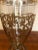 Victorian Vintage Gold Leaf Decorated Glass Vase For Sale - Image 3 of 9