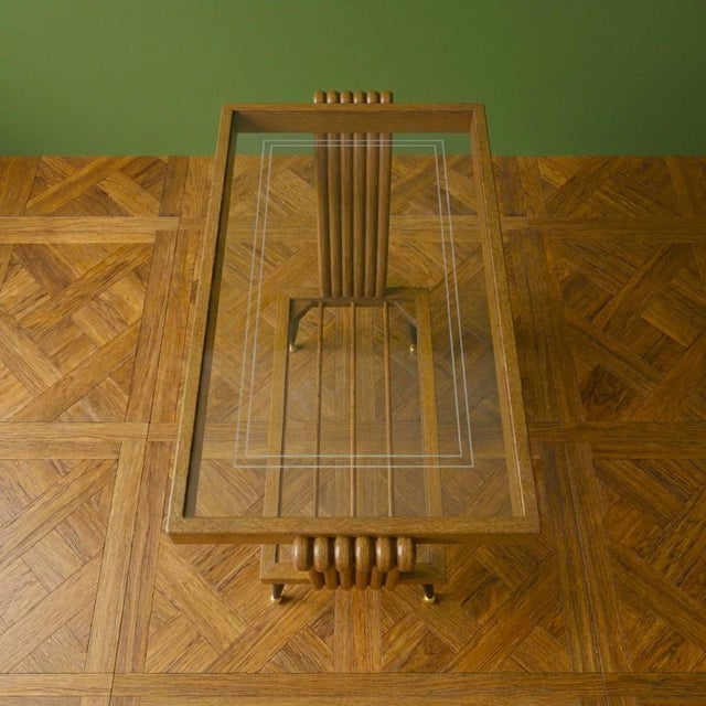 1920s Art Deco Walnut Bar Table, Paris, France, 1920s For Sale - Image 5 of 7