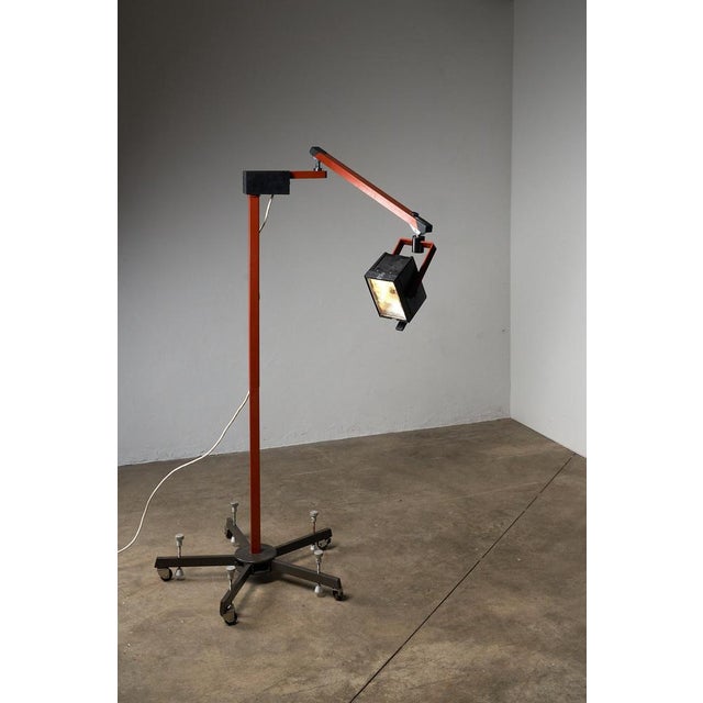 Metal Industrial Medical Floor Lamp, 1960s For Sale - Image 7 of 16