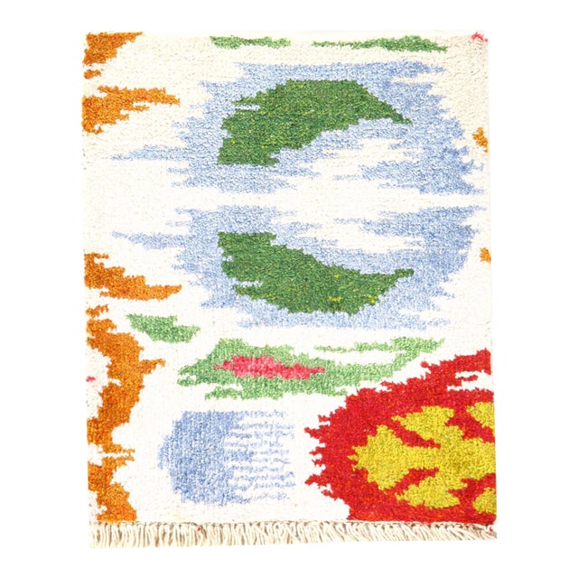 Pasargad DC Multi Color Ikat Design Rug For Sale