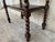 1880s Spanish Walnut Carved Side Table For Sale - Image 9 of 11