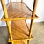 Brown Mid 20th Century Boho Chic Faux Bamboo Herringbone Bookshelf/Etagere For Sale - Image 8 of 9