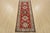 Farmhouse Kazak Runner 2’7” X 6’6” Red Wool Tribal Hand-Knotted Oriental Rug For Sale - Image 3 of 12