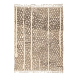 Large Hand-Knotted Wool Premium Rug by Azele Studio For Sale