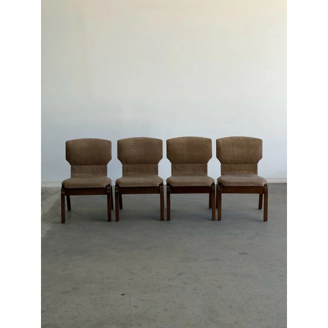 Mid-Century Modern 1990s Bentwood Dining Chairs - Set of Four For Sale - Image 3 of 18