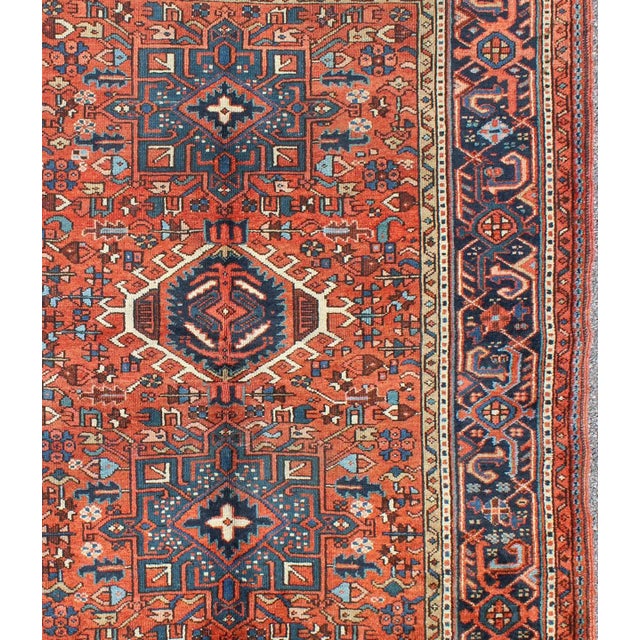 Keivan Woven Arts-Exquisite Antique Persian Serapi-Karajeh, rug , country of origin / type: Persian / Serapi-Karajeh,...
