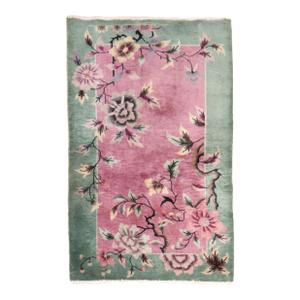 Zabihi Collection Chinese Art Deco Small Rug