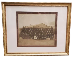 1910s World War I United States Army Sepia Framed Regimental Photograph