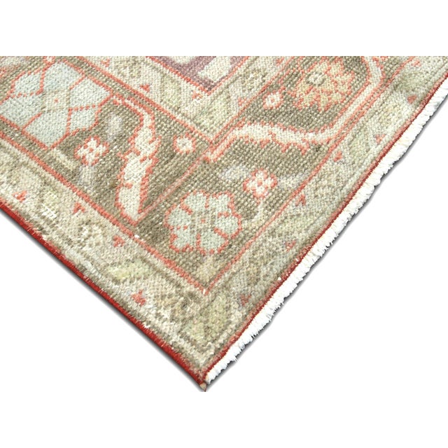 Traditional 1960s Turkish Oushak Rug For Sale - Image 3 of 5