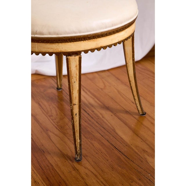 Off-white Pair of Rare Vintage Dorothy Draper Fairmont Hotel Crown Room Chairs For Sale - Image 8 of 9