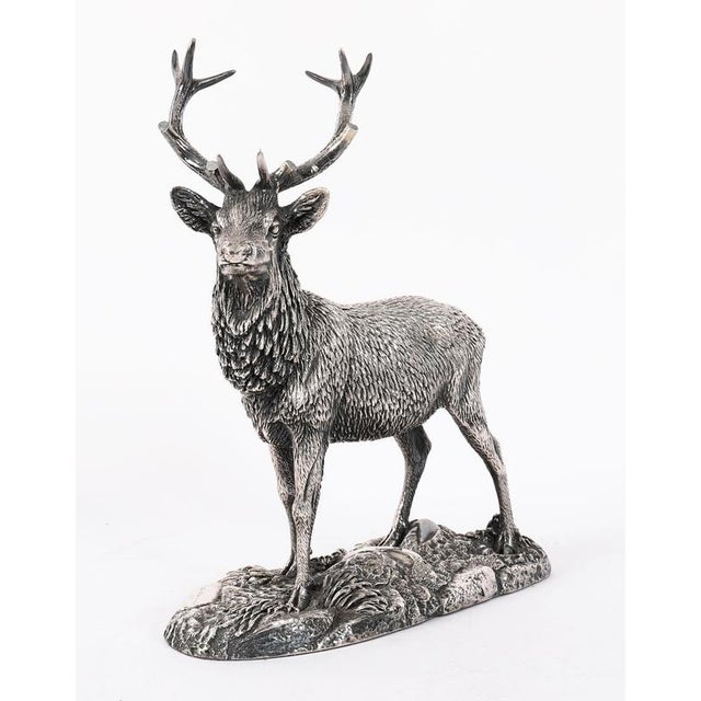 Metal Tom Mackie, Stag Animalier, 1987, Sterling Silver For Sale - Image 7 of 16