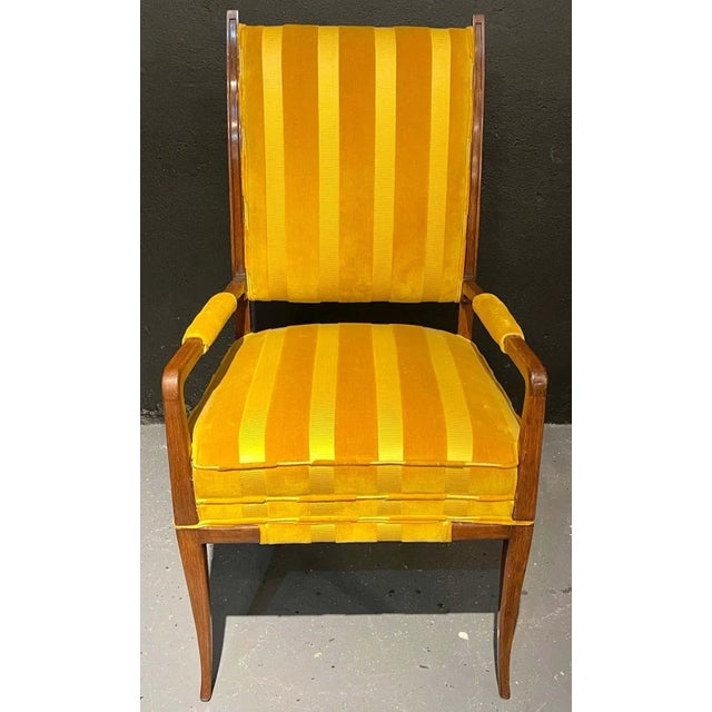 Mid-Century Modern Six Tommi Parzinger Dining Chairs, Originals For Sale - Image 4 of 13