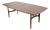 Broyhill Brasilia Style Mid-Century Modern Boat Shaped Walnut Extension Dining Table, Newly Refinished For Sale