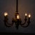 Gilded Wood 6-Arm Chandelier, 1940s For Sale - Image 18 of 18