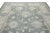 Early 21st Century Gray Floral Design Handwoven Wool Turkish Oushak Rug 9'1" X 11'9" For Sale - Image 4 of 8