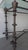 Giacometti Style Bronzed Finish and Glass Console Table For Sale - Image 9 of 11
