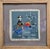 Blue Set of Six Hans Christian Andersen Textile Napkin Artworks by Aase & Preben Jangaard, Framed Danish Mid‑Century For Sale - Image 8 of 13
