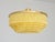 Gold T-603 Fringe Pendant Light in Brass and Silk by Hans-Agne Jakobsson for Hans-Agne Jakobsson AB Markaryd, Sweden, 1960s For Sale - Image 8 of 13