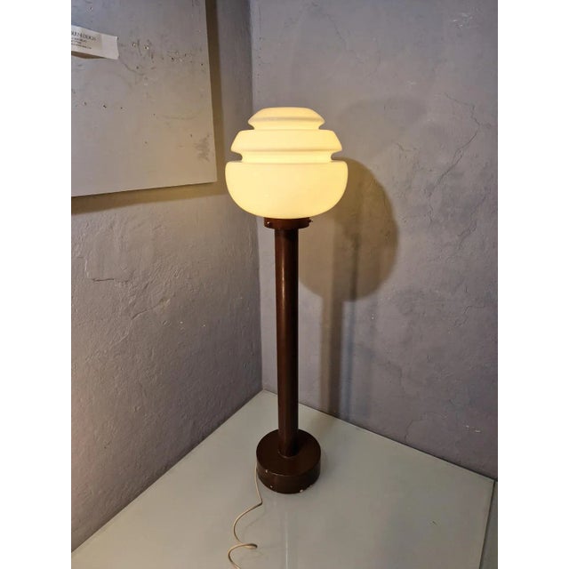 Floor Lamp with Cast Iron Base by Roberto Pamio for Leucos, 1960s, in Very Good conditions. Designed 1960 to 1969 I have...