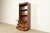 Henredon Style Mid-Century Modern Hollywood Regency Campaign Burled Walnut Bookcase With Drop Front Secretary Desk, Circa 1970s For Sale In South Bend - Image 6 of 15
