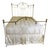 Late 19th Century Antique Iron Bed For Sale