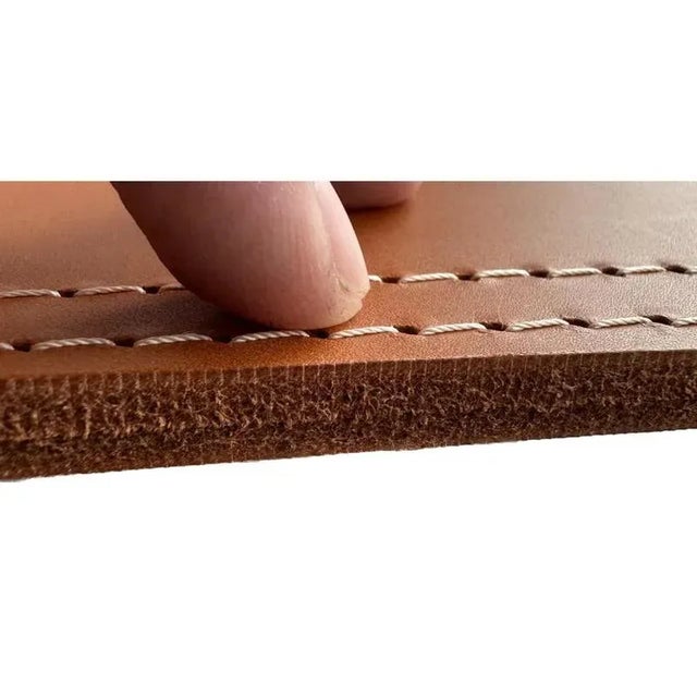 Not Yet Made - Made To Order Pampa Leather Counter Stool by Cuero Design For Sale - Image 5 of 6