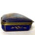 19th Century French Signed Sevres Style Hand Painted Parcel Gilt Porcelain Dresser Box For Sale - Image 4 of 12