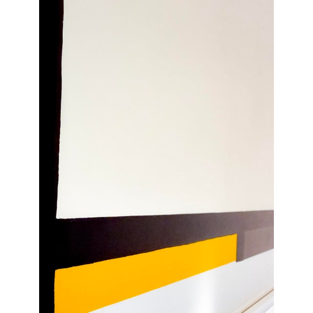 Black Piet Mondrian, Mondrian Composition No. III, 1983, Screen Print, Framed For Sale - Image 8 of 15