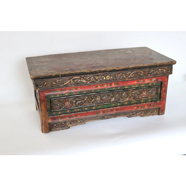 Wood Tibetan Personal Altar For Sale - Image 7 of 7