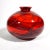 Antique Vintage 1920’ Czech Bohemian Art glass Kralik red ball vase. On the bottom proper circle mark of 1920s -...
