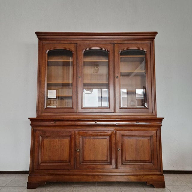 Wooden Showcase Cabinet, 2000s For Sale - Image 9 of 11