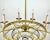 Gold Vintage French Cascading Crystal and Brass Chandelier, 1960s For Sale - Image 8 of 11