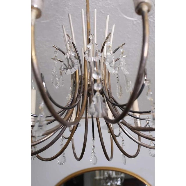 Chandeliers with Crystal Trimmings, Set of 2 For Sale - Image 9 of 9