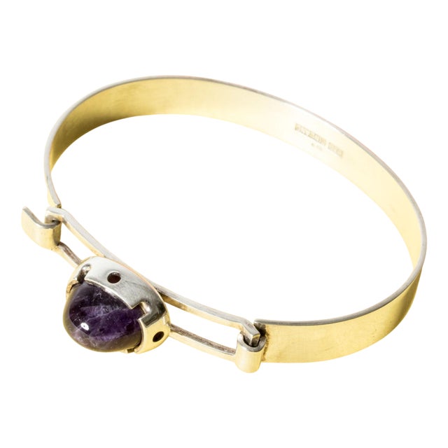 Mid-Century Silver Bracelet from Martti Viikinniemi, 1967 For Sale
