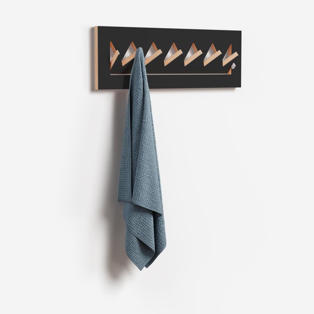 Wood 60×20-1 Fläpps Coat Rack from Ambivalenz For Sale - Image 7 of 11