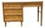 1960s Mid-Century Modern Birch Writing Desk by Morris of California For Sale