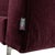 Embrace Three-Seater Sofa in Velour Velvet, Chrome and Violet with Manual Function by Brühl For Sale - Image 11 of 15