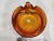 Mid-Century Modern Vintage Amber Color Murano Style Bowl For Sale - Image 3 of 4