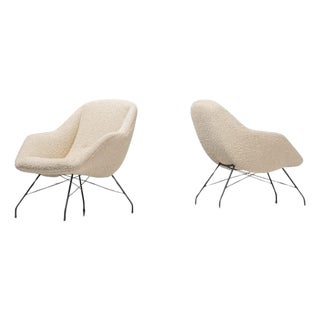 Concha Lounge Chairs by Carlo Hauner & Martin Eisler for Forma Móveis, Brazil, 1955, Set of 2 For Sale