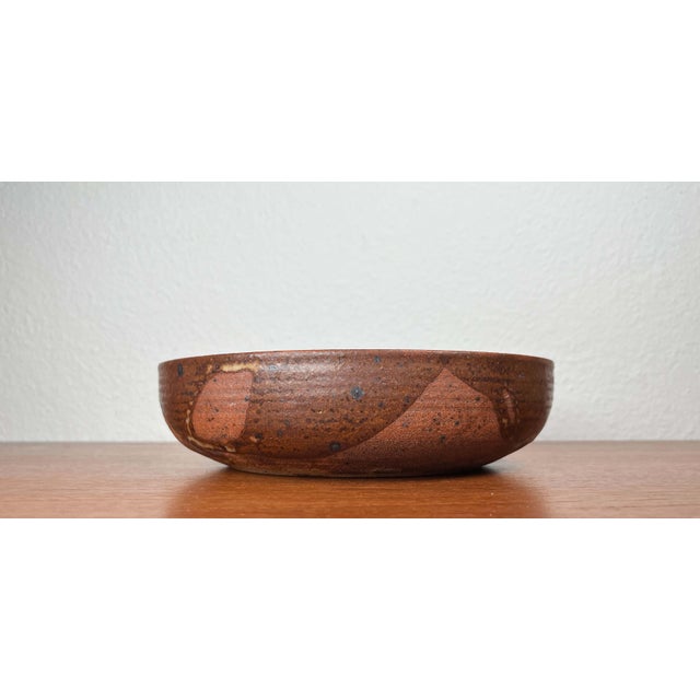Mid-Century Modern Danish Studio Pottery Bowl from Visby, Denmark, 1960s, in Very Good conditions. Designed 1960 to 1969...