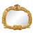 1970s Italian Rococo Gold Beech Wall Mirror For Sale