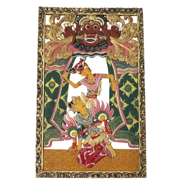 Balinese Hand Carved Wall Art Chairish