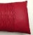 Enjoy this unique Scarlet Red 100% soft lambskin leather ruched center panel, amazing for decor and or functional use....