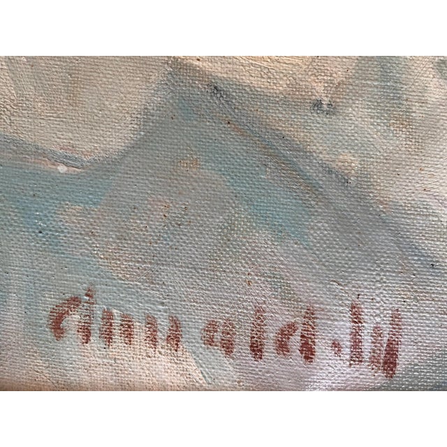 Vintage Painting by Danish Artist Arnold William Pedersen For Sale - Image 10 of 12