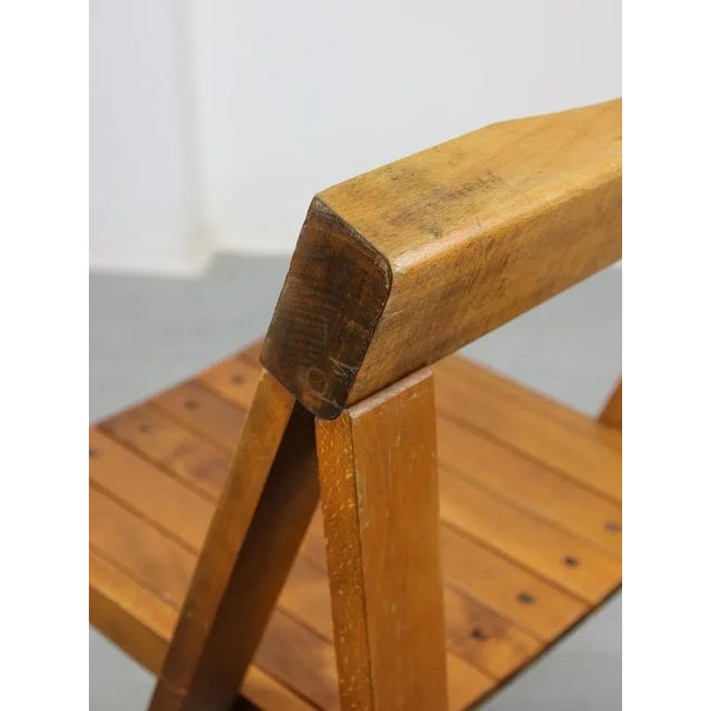 Vintage Trieste Folding Chair by Aldo Jacober for Bazzani For Sale - Image 12 of 18